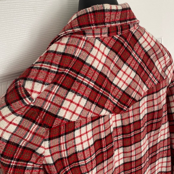 UB | Comfy Long Cotton Flannel Snap Button Up - Picture 9 of 12